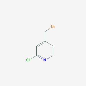 molecular formula C6H5BrClN B1338138 4-(Bromomethyl)-2-chloropyridine CAS No. 83004-15-3