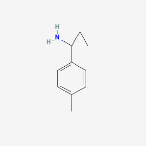 molecular formula C10H13N B1338150 1-(对甲苯基)环丙胺 CAS No. 503417-31-0