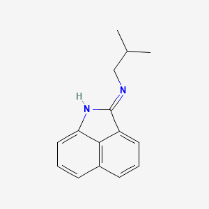 molecular formula C15H16N2 B13381593 N-benzo[cd]indol-2-yl-N-isobutylamine 