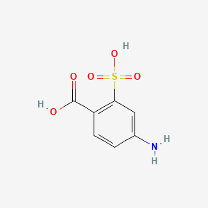molecular formula C7H7NO5S B1338174 4-Amino-2-sulfobenzoic acid CAS No. 527-76-4