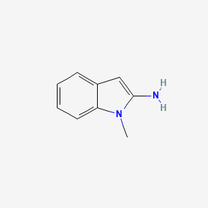 molecular formula C9H10N2 B1338176 1-Methyl-1H-indol-2-amine CAS No. 36092-88-3