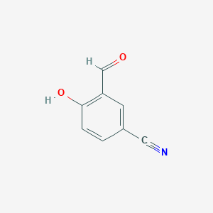 molecular formula C8H5NO2 B1338179 3-Formyl-4-hydroxybenzonitrile CAS No. 74901-29-4