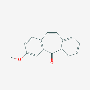 molecular formula C16H12O2 B133818 3-Methoxy 5-Dibenzosuberenone CAS No. 22725-38-8