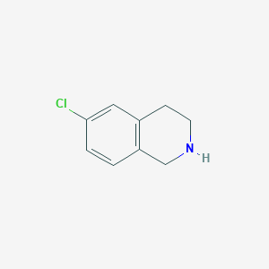 molecular formula C9H10ClN B1338183 6-Chloro-1,2,3,4-tetrahydroisoquinoline CAS No. 33537-99-4