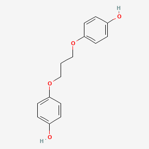molecular formula C15H16O4 B13381880 1,3-Bis(4-hydroxyphenoxy)propane CAS No. 10439-48-2