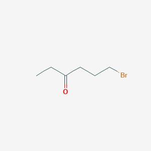 molecular formula C6H11BrO B1338189 3-Hexanone, 6-bromo- CAS No. 20434-22-4