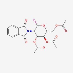 molecular formula C20H20FNO9 B1338197 3,4,6-Tri-o-acetyl-2-deoxy-2-phthalimido-b-d-glucopyranosyl fluoride 