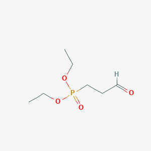 molecular formula C7H15O4P B1338206 diethyl (3-oxopropyl)phosphonate CAS No. 3986-95-6