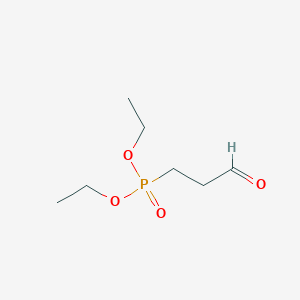 molecular formula C7H15O4P B1338206 3-(Diethoxyphosphinyl)propanal CAS No. 3986-95-6