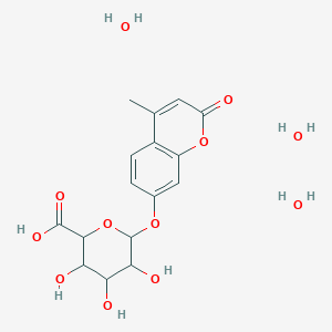 molecular formula C16H22O12 B13382080 4-MUG trihydrate 
