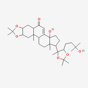 molecular formula C33H52O7 B13382084 Ecdysterone 2,3 