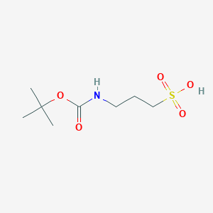 molecular formula C8H17NO5S B1338209 3-(N-Boc-amino)-1-propanesulfonic acid CAS No. 918825-10-2