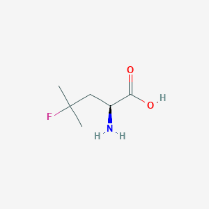 molecular formula C6H12FNO2 B1338212 (S)-2-氨基-4-氟-4-甲基戊酸 CAS No. 857026-04-1