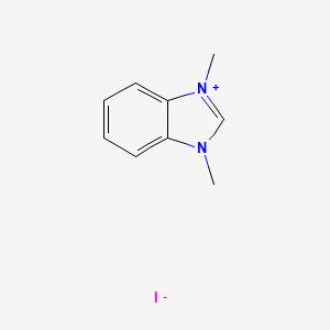 molecular formula C9H11IN2 B1338217 1,3-Dimethyl-1H-benzo[d]imidazol-3-ium iodide CAS No. 7181-87-5