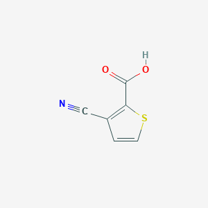 molecular formula C6H3NO2S B1338225 3-cyanothiophene-2-carboxylic Acid CAS No. 58231-00-8