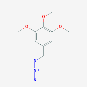 molecular formula C10H13N3O3 B13382306 5-(Azidomethyl)-1,2,3-trimethoxybenzene CAS No. 133992-56-0