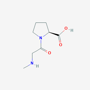 molecular formula C8H14N2O3 B1338232 Sar-pro-OH 