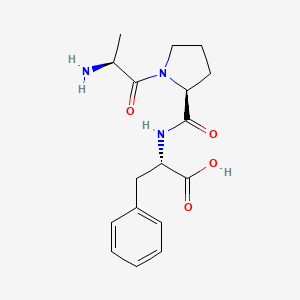 molecular formula C17H23N3O4 B1338235 H-Ala-Pro-Phe-OH CAS No. 94885-46-8