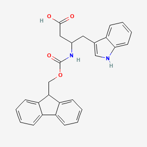 molecular formula C27H24N2O4 B13382375 Fmoc-beta-HoTrp-OH 