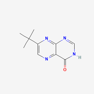 molecular formula C10H12N4O B13382382 7-tert-butyl-4(3H)-pteridinone 