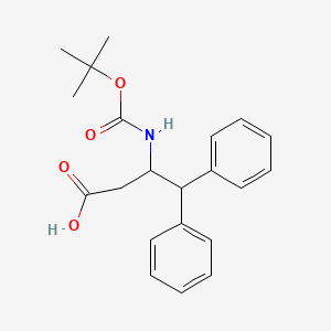 molecular formula C21H25NO4 B13382429 (S)-3-(Boc-amino)-4,4-diphenyl-butyric acid 