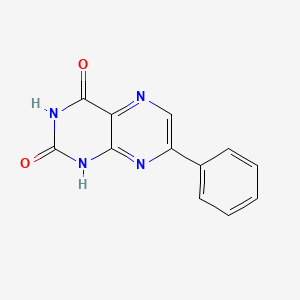 molecular formula C12H8N4O2 B13382460 7-Phenylpteridine-2,4-diol 