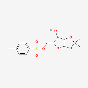 molecular formula C15H20O7S B13382541 5-p-Tolylsulfonyl-1,2-isopropylidene-alfa-D-xylofuranose CAS No. 6893-65-8