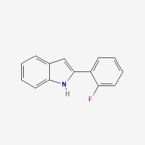 molecular formula C14H10FN B1338255 2-(2-fluorophenyl)-1H-Indole CAS No. 52765-22-7