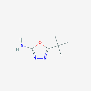 molecular formula C6H11N3O B1338256 5-Tert-butyl-1,3,4-oxadiazol-2-amine CAS No. 69741-92-0