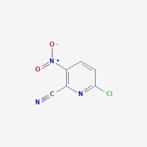 molecular formula C6H2ClN3O2 B1338257 6-Chloro-2-cyano-3-nitropyridine CAS No. 93683-65-9