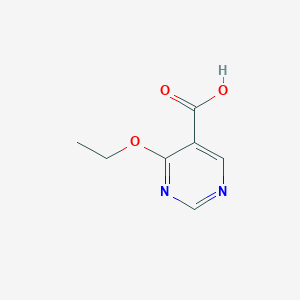 molecular formula C7H8N2O3 B1338258 4-Ethoxypyrimidine-5-carboxylic acid CAS No. 14005-39-1