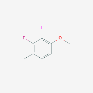 molecular formula C8H8FIO B13382599 2-Fluoro-3-iodo-4-methoxy-1-methylbenzene 