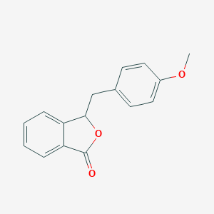 molecular formula C16H14O3 B133826 1(3H)-Isobenzofuranone, 3-[(4-methoxyphenyl)methyl]- CAS No. 66374-23-0