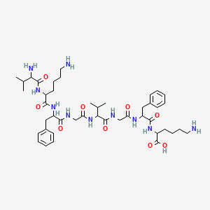 molecular formula C44H68N10O9 B13382692 Vkfgvgfk 