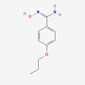 molecular formula C10H14N2O2 B13382707 N'-hydroxy-4-propoxybenzenecarboximidamide 