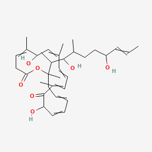 molecular formula C34H50O7 B13382711 Sodium alkylarylpolyether sulfonate 