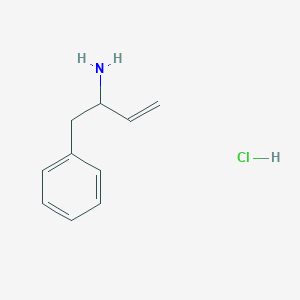 molecular formula C10H14ClN B13382759 1-Phenylbut-3-en-2-amine;hydrochloride 