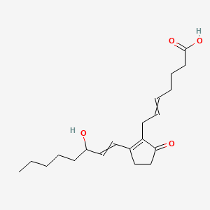 molecular formula C20H30O4 B13382777 7-[2-(3-Hydroxyoct-1-enyl)-5-oxocyclopenten-1-yl]hept-5-enoic acid 