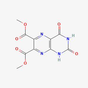 molecular formula C10H8N4O6 B13382792 Dimethyl 2,4-dioxo-1,2,3,4-tetrahydro-6,7-pteridinedicarboxylate 
