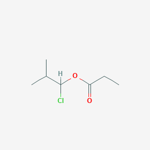 molecular formula C7H13ClO2 B133828 1-Chloro-2-methylpropyl propionate CAS No. 58304-65-7