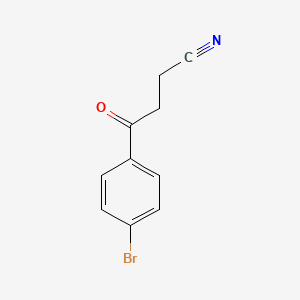 molecular formula C10H8BrNO B1338280 4-(4-Bromophenyl)-4-oxobutanenitrile CAS No. 51765-77-6