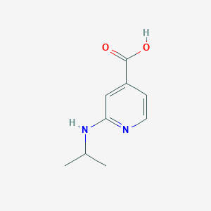 molecular formula C9H12N2O2 B1338281 2-(Isopropylamino)isonicotinic acid CAS No. 77314-51-3