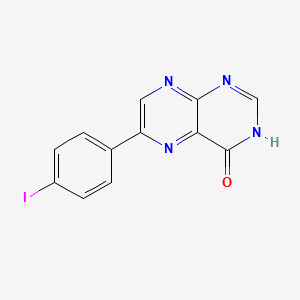 molecular formula C12H7IN4O B13382829 6-(4-iodophenyl)pteridin-4(3H)-one 