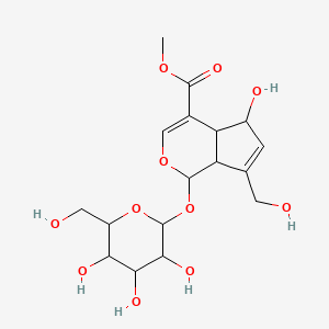 molecular formula C17H24O11 B13382834 6alpha-Hydroxygeniposide; Deacetylasperulosidic acid methyl ester 