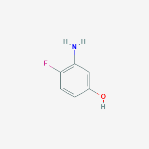 molecular formula C6H6FNO B1338284 3-氨基-4-氟苯酚 CAS No. 62257-16-3