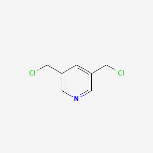 molecular formula C7H7Cl2N B1338288 3,5-Bis(chloromethyl)pyridine CAS No. 41711-38-0