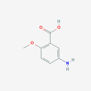 molecular formula C8H9NO3 B1338296 5-氨基-2-甲氧基苯甲酸 CAS No. 3403-47-2