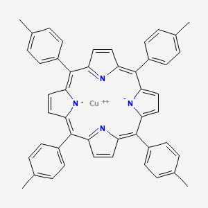 molecular formula C48H36CuN4 B13382966 copper;5,10,15,20-tetrakis(4-methylphenyl)porphyrin-22,24-diide 
