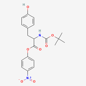 molecular formula C20H22N2O7 B13382985 N-Boc-L-tyrosine 4-Nitrophenyl Ester 