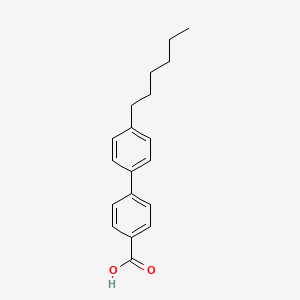 molecular formula C19H22O2 B1338302 4-(4-己基苯基)苯甲酸 CAS No. 59662-48-5